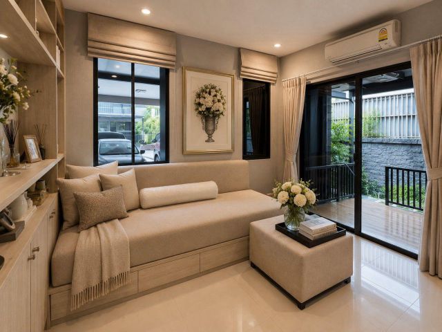 ให้เช่าบ้านเดี่ยว 3 ชั้น หลังมุม ติด Club House โครงการ The Plant Elite พัฒนาการ 38 (N.2244)