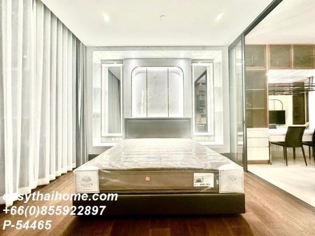 P-54465 | ศุภาลัย ไอคอน สาทร (Supalai ICON Sathorn) คอนโด 1 ห้องนอน ชั้นสูง วิวเมือง ทิศตะวันออก เฟอร์ครบ