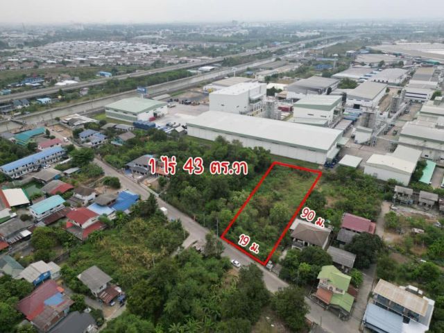 L893 ขายที่ดิน 443 ตรว ผังสีม่วง ใกล้นิคมอุตสาหกรรมบางกะดี บางพูน ปทุมธานี