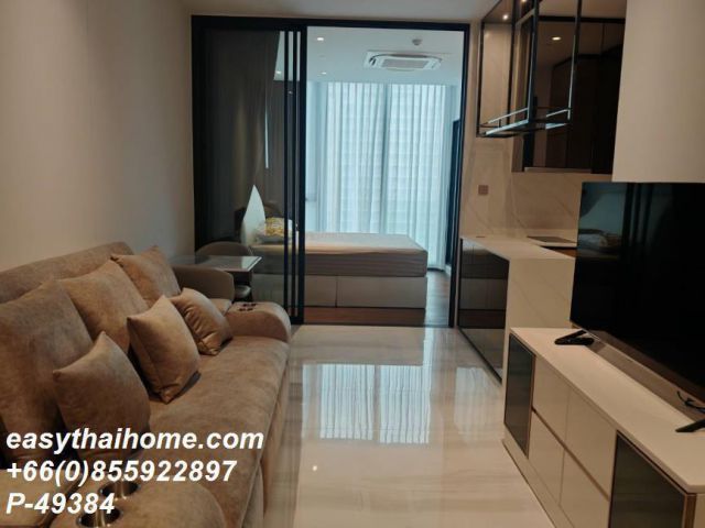 P-49384 วิวเมืองสวย! ศุภาลัย ไอคอน สาทร 1 นอน 45,000 บาท ใกล้ MRT ลุมพินี | Line Id: @easythaihome | 085-592-2897