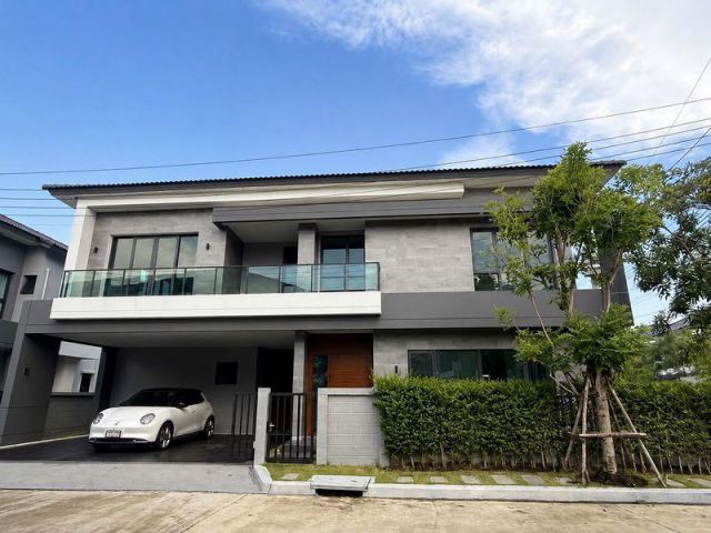 บ้านเดี่ยว 2 ชั้น เดอะซิตี้ พระราม 5 - นครอินทร์ เนื้อที่ 89.8 ตารางวา 4 ห้องนอน ตำบลบางคูเวียง อำเภอบางกรวย