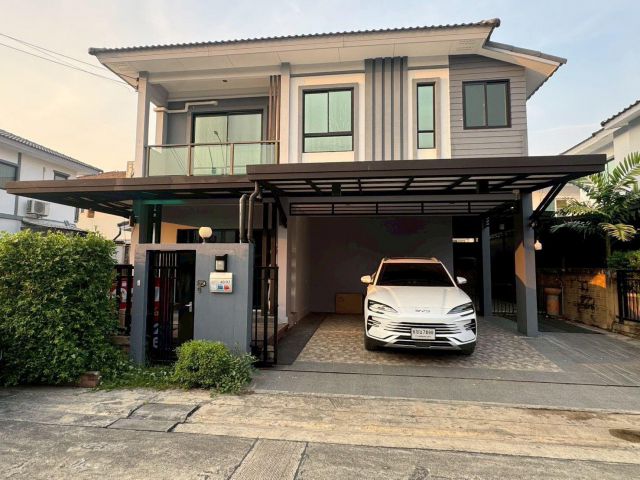 ขายบ้านเดี่ยว 2 ชั้น โครงการพฤกษาทาวน์ เซเนริตี้ 2 ซ.เพชรเกษม 81 ทำเลดี เดินทางสะดวก ใกล้สำนักงานเขตหนองแขม