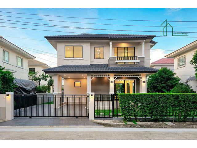 บ้านเดี่ยวแต่งสวยที่สุด หมู่บ้านมัณฑนา ปิ่นเกล้า-พระราม 5 ถนนนครอินทร์
