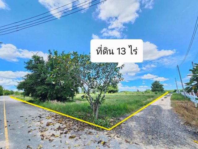 ขายที่ดินสวย ทำเลดี ขนาด 13 ไร่ ชากอ้อยซอย 5 มาบยางพร ปลวกแดง ระยอง