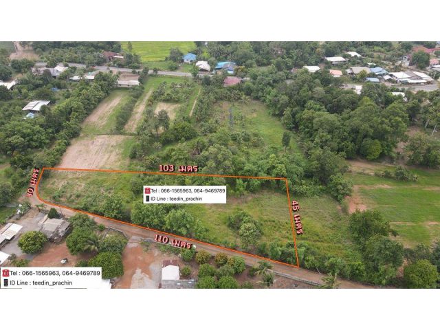ขายที่สร้างบ้าน ที่ติดถนนคอนกรีต เนื้อที่ 1 ไร่ ที่ในหมู่บ้าน ในชุมชน