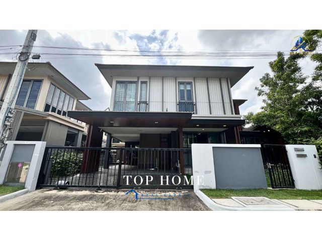 ขายด่วน! บ้านเดี่ยวหลังริม พร้อมบิวท์อินทั้งหลัง หมู่บ้านบุราสิริ พระราม 2