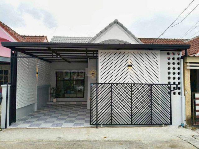 ขายบ้านชั้นเดียว หมู่บ้านนันทวัน5 ซอยเลียบวารี11 บ้านสวย ทำเลดี เนื้อที่ 26.8 ตรว 3นอน 2น้ำ บ้านหันหน้าทิศเหนือ