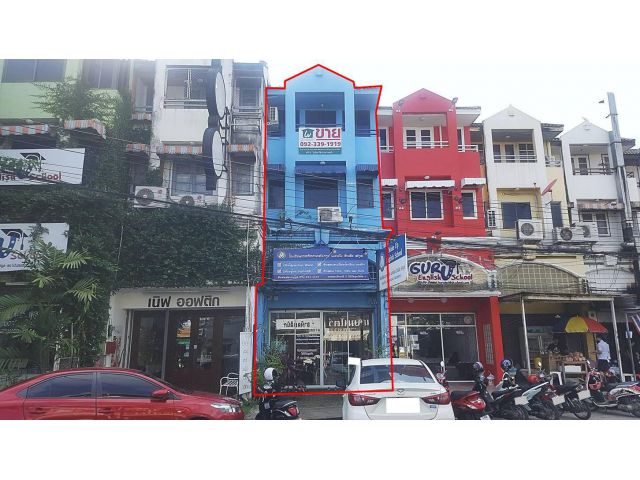 B001 ขายด่วนตึก(ต่ํากว่าประเมิน 3 ล้าน) 3ชั้นครึ่ง ถ.สนามบินเก่า เชียงใหม่