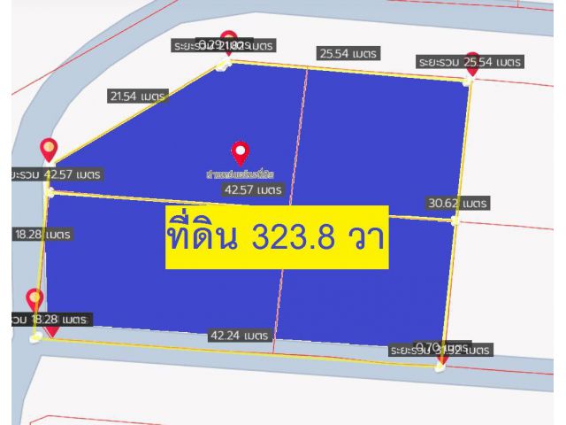 ขายที่ดินจัดสรร รวมแปลงให้ได้สวยเพื่อคนสนใจทำบ้านขนาดใหญ่ทำเลดีแถบปากเกร็ด (ติวานนท์-ปากเกร็ด) เสมือนอยู่แจ้งวัฒนะจริงๆ