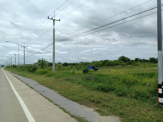 ที่ดินสุพรรณบุรี ติดถนนเลี่ยงเมือง