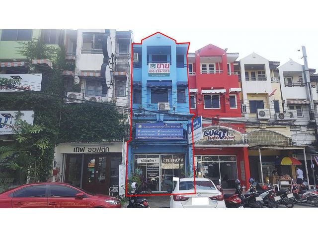 B001 ขายด่วน(ต่ํากว่าประเมิน 35%)ตึก3ชั้นครึ่ง ถ.สนามบินเก่า เชียงใหม่