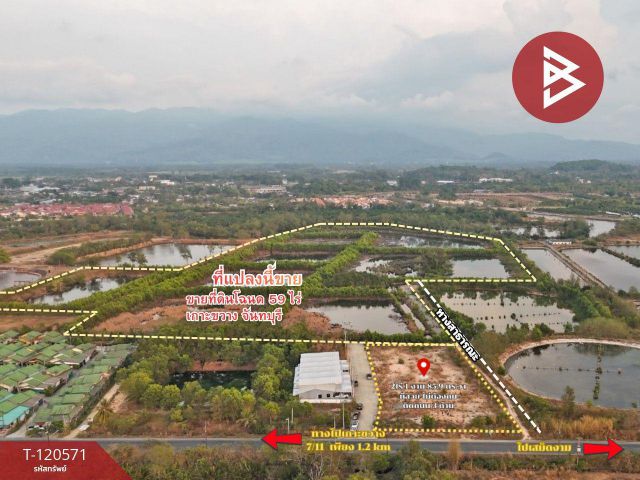 ขายที่ดิน เนื้อที่ 59 ไร่ 99.1 ตร.วา เกาะขวาง จันทบุรี