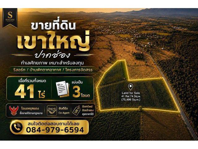 ขาย ดิน 41 ไร่ เขาใหญ่ อำเภอปากช่อง จังหวัดนครราชสีมา