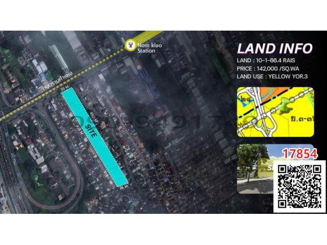 ขาย ที่ดิน ซอยรามคำแหง 142 แขวงราษฎร์พัฒนา สะพานสูง