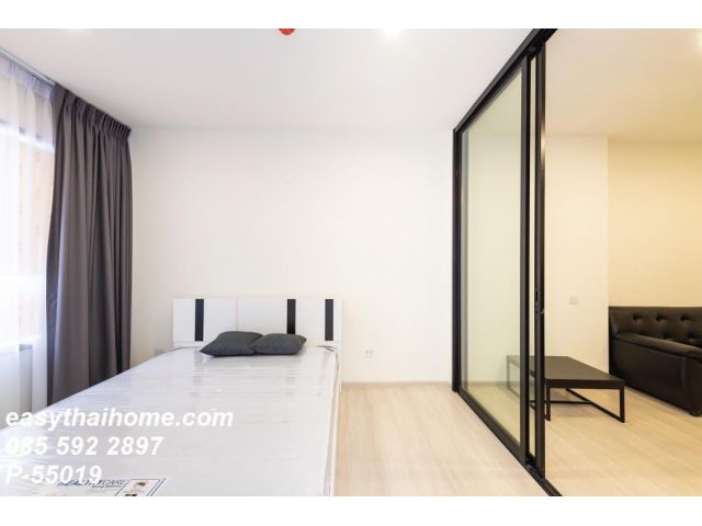P-55019 ให้เช่าคอนโด ย่านอโศก เพชรบุรี ใกล้ MRT ไลฟ์ อโศก 1 นอน 1 น้ำ วิวเมือง Line @easythaihome 085-592-2897