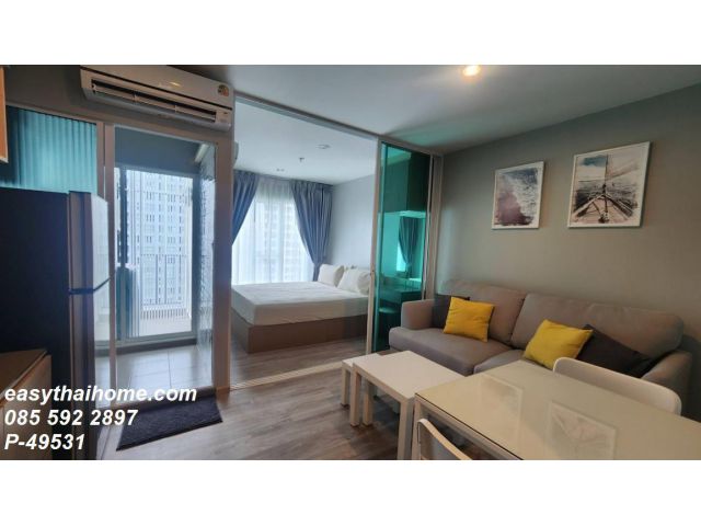 P-49531 ให้เช่าคอนโด ย่านบางนา ใกล้ BTS รีเจ้นท์โฮม บางนา 1 นอน 1 น้ำ วิวเมือง Line @easythaihome 085-592-2897