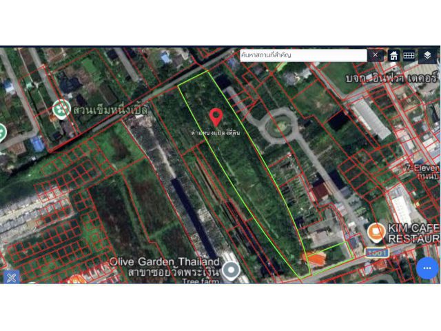ขายที่ดิน 10 ไร่ 76 ตร.วา ซอยวัดพระเงิน บางกรวย นนทบุรี ทำเลดี ติดคลอง