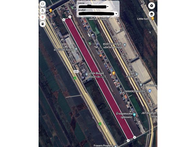 ขายที่ดิน 37-3-49.8 ไร่ อำเภอวังน้อย พระนครศรีอยุธยา เขตพื้นที่สูง น้ำไม่ท่วม
