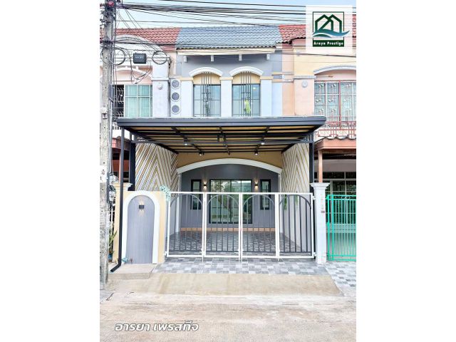 รุ่งกิจแกรนด์วิสตา ถนนหทัยราษฎร์ มีเฟอร์นิเจอร์ตกแต่งพร้อมเข้าอยู่