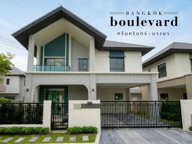 (ให้เช่า) ** บ้านเดี่ยวหรู บางกอก บูเลอวาร์ด ศรีนครินทร์ - บางนา ตกแต่งสวยจัดเต็ม เฟอร์ครบ พร้อมเข้าอยู่ทันที