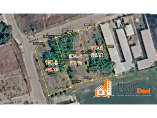 ที่ดิน 110 ตร.วา ท่าอิฐ-หมู่ 5 บางรักน้อย ราชพฤกษ์