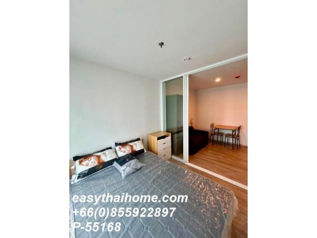 P-55168 | Regent Home Bangna (รีเจ้นท์โฮม บางนา) คอนโดให้เช่า 1 ห้องนอน วิวสวน เฟอร์นิเจอร์ครบ พร้อมเครื่องซักผ้า