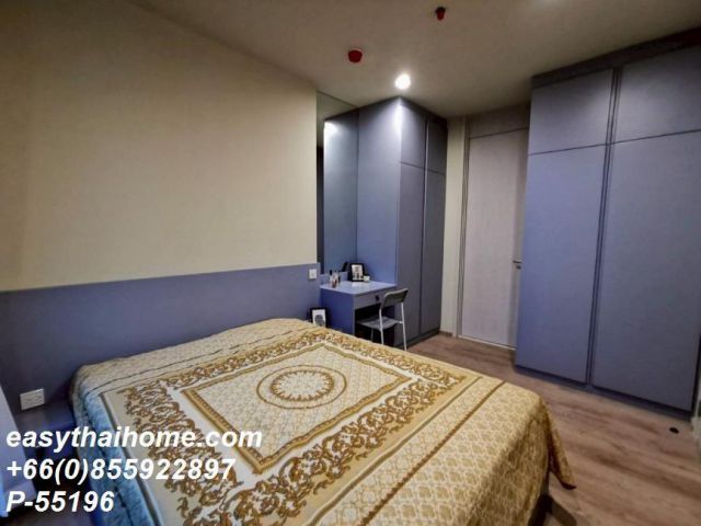 P-55196 | Noble Recole Sukhumvit 19 (โนเบิล รีโคล สุขุมวิท 19) คอนโดให้เช่า 1 ห้องนอน ชั้นสูง วิวเมือง เฟอร์นิเจอร์ครบ
