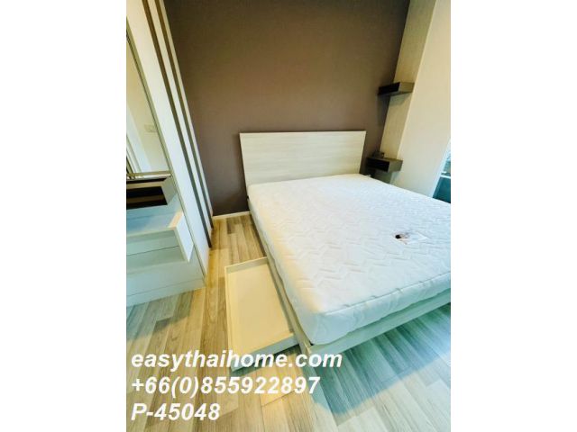 P-45048 ขายคอนโด The Key Sathorn-Ratchapruek ใกล้ BTS วุฒากาศ 1 นอน 1 น้ำ อาคาร B ชั้น 2 31 ตร.ม. วิวสระว่ายน้ำ ห้องริม Line @easythaihome