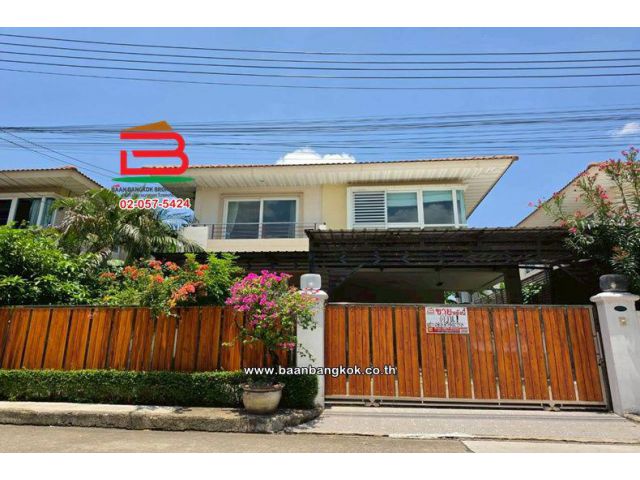 บ้านเดี่ยว 2 ชั้น เนื้อที่ 51 ตร.ว. ศุภาลัย การ์เด้นวิลล์ วงแหวน-ลำลูกกา คลอง 3