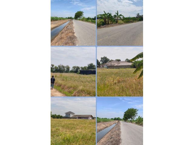 ที่ดินติดถนนติดคลอง