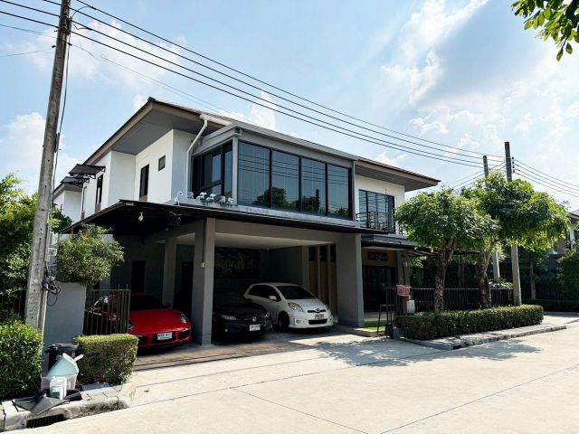 (ให้เช่า) **  บ้านเดี่ยว โครงการ บ้านลุมพินี สวนหลวง ร.๙ ตกเเต่งครบพร้อมอยู่ **