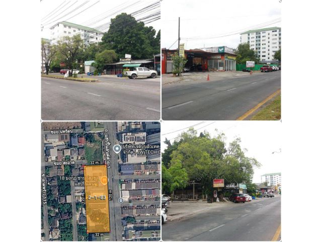 ขายที่ดินมีสิ่งปลูกสร้าง เนื้อที่ 2-1-83 ไร่ ถ.ลาดพร้าว (แฮปปี้แลนด์สาย 1) ใกล้สถานีรถไฟฟ้า บางกะปิ แขวงคลองจั่น เขตบางกะปิ กรุงเทพๆ