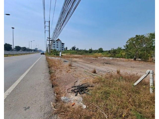 ที่ดินเปล่า บางจะเกร็ง สมุทรสงคราม ถนน พระราม 2 (ฝั่งขาเข้า)(ประมาณกม.64)