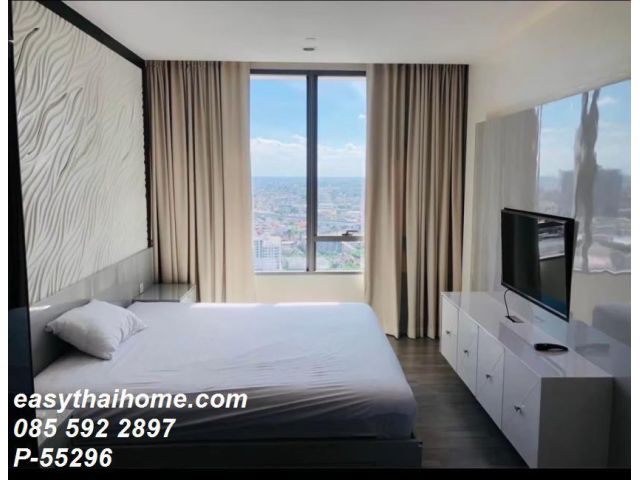 P-55296 ให้เช่า 333 Riverside 1 ห้องนอน ชั้น 36 อาคาร A วิวแม่น้ำสวย ใกล้ MRT บางโพ Line: @easythaihome 085-592-2897