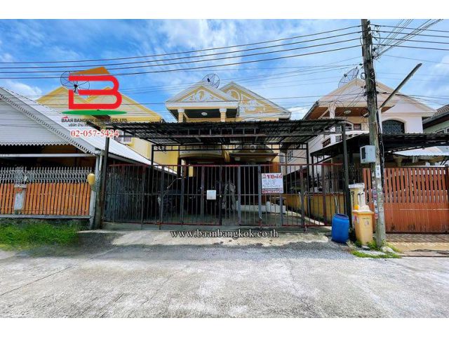 บ้านเดี่ยว 2 ชั้น โครงการ ฐานทอง (เฉลิมพระเกียรติ ร.9 ซอย 69) เนื้อที่ 52.4 ตรว. ใกล้นิสสันสาขาประเวศ