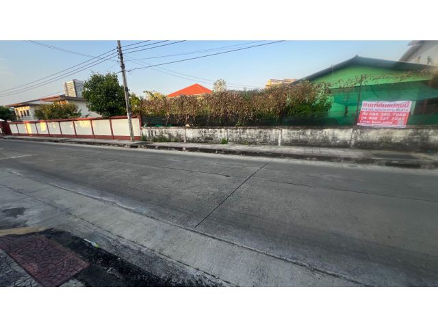 ขายที่ดินรามคำแหง ขายที่ดินหัวหมาก ถนนกว้าง8เมตร ผังเมืองสีส้ม0863377287
