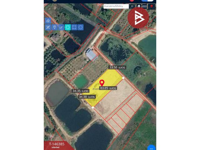 ขายที่ดิน เนื้อที่ 1 ไร่ 3 งาน 12.3 ตร.วา ตะพง ระยอง