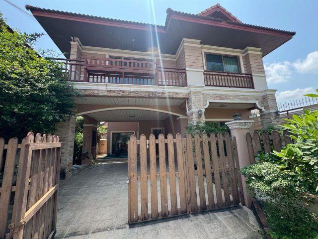 ขายบ้านเดี่ยวมือสอง โครงการ นนนที (Nonnatree) หลังริม เนื้อที่ 57 ตร.ว. ใกล้ห้างเซ็นทรัล เวสวิลล์ ทางพิเศษศรีรัช