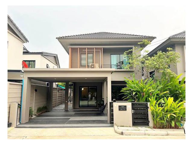 U1457 ให้เช่าบ้านเดี่ยว 2 ชั้น หมู่บ้าน อารียาโคโม่ โบทานิก้า บางนา Areeya Como Botanica บางนา บ้านพร้อมเฟอร์ครบ ทำเลดีเ