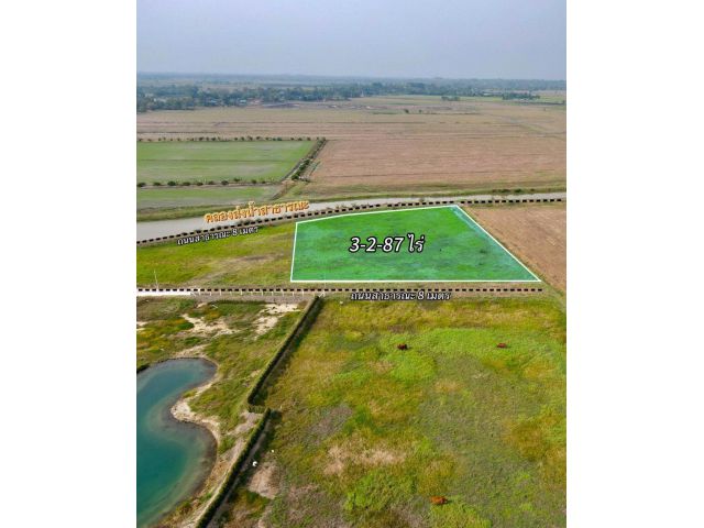 ไร่ละ 450000 ที่ดินทำบ้านสวน บ้านพักตากอากาศวิวเขา ใกล้แหล่งน้ำ  โล่งสงบ ใกล้ตัวเมืองนครนายก