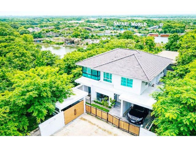 ซาฟารีเวิลด์ 1.2 กม. ใกล้รร.สาธิตพัฒนา 500 ม. 101ตร.ว. ปัญญาอินทรา บ้านเดี่ยว 2ชั้น 4-5นอน 3 น้ำ