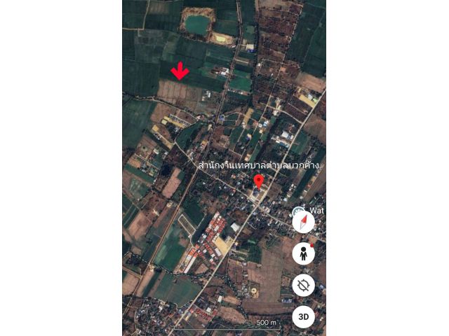 ขายที่ดิน 2 ไร่ ใกล้เทศบาลตำบลบวกค้างไร่ละ 1,200,000