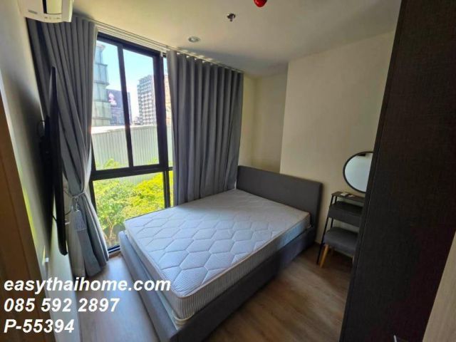 P-55394 ห้องสวยตรงปก แต่งครบพร้อมย้ายเข้า Nue District R9 Rama 9 2 นอน 35 ตร.ม. ชั้น 2 ตึกหน้า ใกล้ MRT พระราม 9