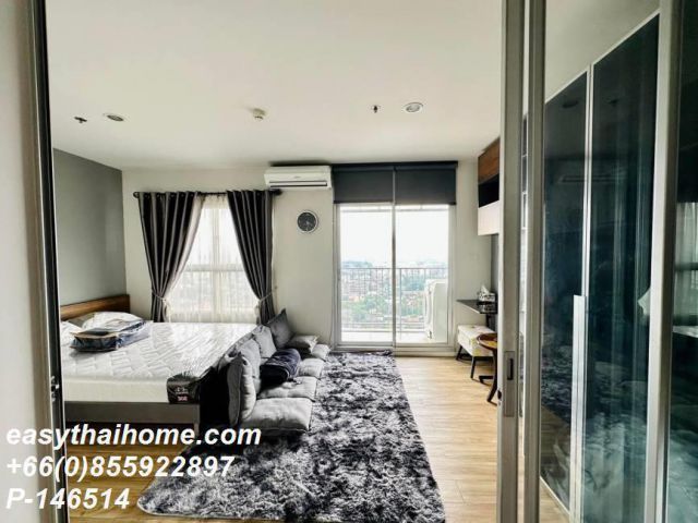P-146514 ห้องสวยพร้อมอยู่ คุ้มค่าที่สุด ISSI Condo Suksawat 1 ห้องนอน ชั้น 19 วิวสระว่ายน้ำ เฟอร์เครื่องใช้ไฟฟ้าครบ มีเครื่องซักผ้า ใกล้ รพ.บางปะกอก