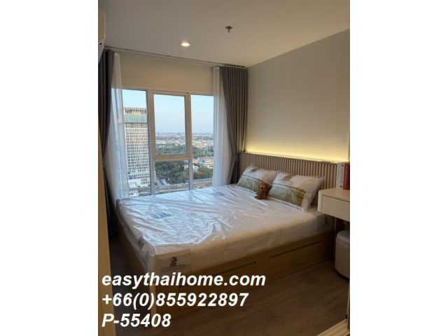 P-55408 | Regent Home Bangna (รีเจ้นท์ โฮม บางนา) คอนโดให้เช่า 1 ห้องนอน ชั้นสูง วิวเมือง ทิศตะวันออก เฟอร์นิเจอร์ครบ