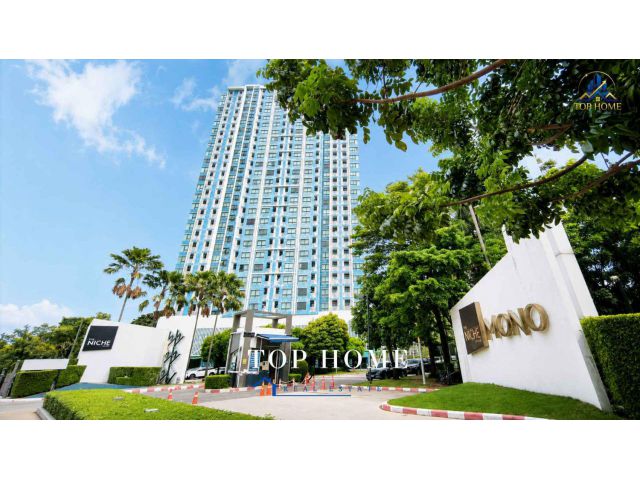 ขายด่วน คอนโด The Niche Mono รัชวิภา ห้องวิวสระ ชั้นสูง พร้อมเข้าอยู่