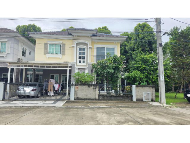 ขายบ้านถูก ม.โกลเด้นนีโอ ลาดพร้าว - เกษตรนวมินทร์ 38ตร.ว หลังมุม วิวสวน ตกแต่งครบพร้อมอยู่