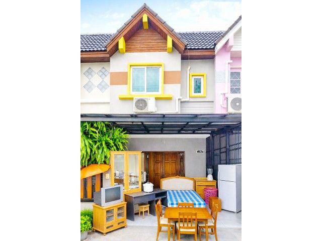 ทาวน์เฮาส์ 2 ชั้น 2 น้ำ แม็คโคร รามอินทรา 800 ม. สวนสยามอะเมซิ่งพาร์ค 100ม. 2 นอน เฟอร์มาตรฐาน 16 ตร.วา.128 ตร.ม.ซ.สวนสย