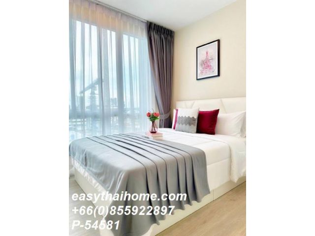 P-54581 | The Sky Sukhumvit (เดอะ สกาย สุขุมวิท) คอนโดให้เช่า 1 ห้องนอน วิวเมือง เฟอร์นิเจอร์ครบ พร้อมเครื่องซักผ้า