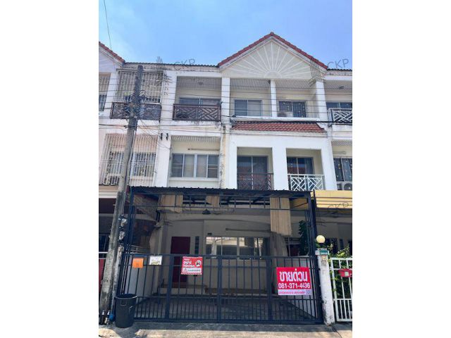 ขายทาวน์เฮาส์ 3 ชั้น พร้อมชั้นลอย ทำเลท่าอิฐ–ราชพฤกษ์ ขนาด 24.7 ตร.วา พื้นที่ใช้สอย 160 ตร.ม. ฟังก์ชันครบ อ.เมือง นนทบุร